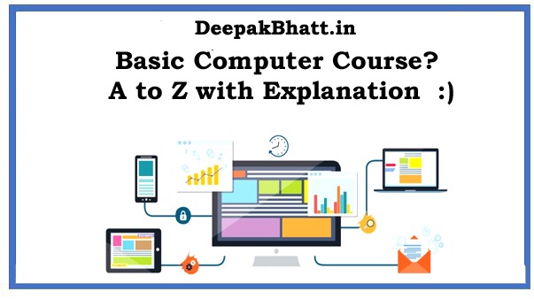 Basic Computer Course? A to Z with Explanation in 2022