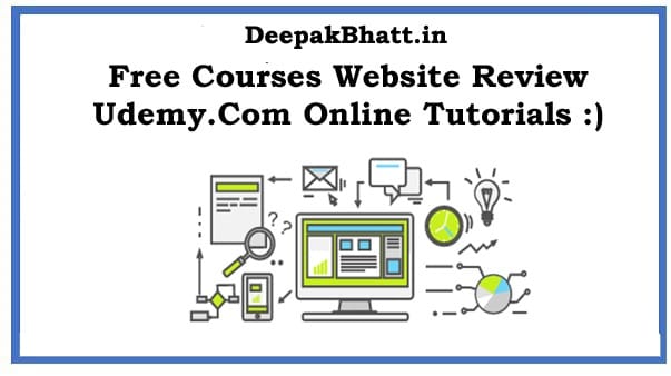 Free Courses Website Review Udemy.Com Online Tutorials