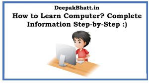 Read more about the article How to Learn Computer?
