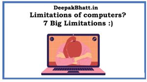 Read more about the article What are the limitations of computers?
