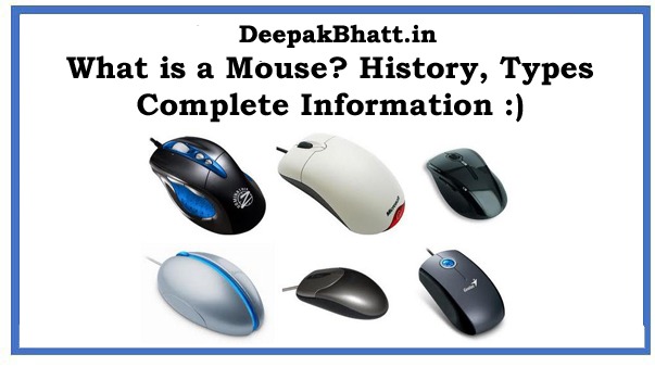 What is a Mouse? History, Types Complete Information