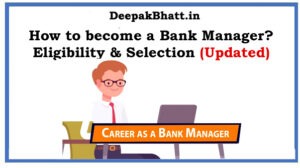 How to become a Bank Manager