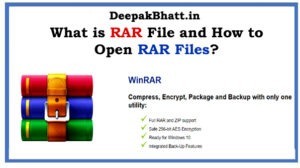 Read more about the article What is RAR File?