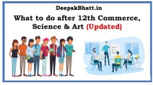 Read more about the article What to do after 12th Commerce, Science & Art in 2023