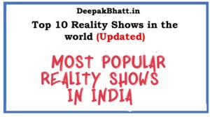 Top 10 Reality Shows in the world
