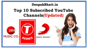 Top 10 Subscribed YouTube Channels