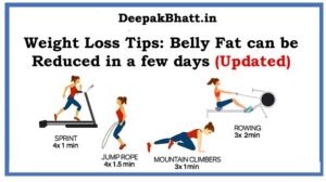 Weight Loss Tips: Belly fat can be reduced in a few days