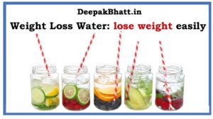 Weight Loss Water: lose weight easily