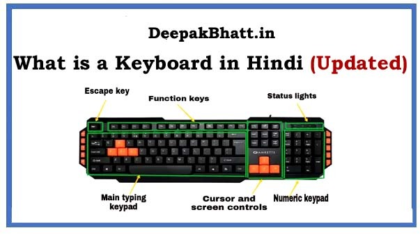कीबोर्ड क्या है? | What is a Keyboard in Hindi