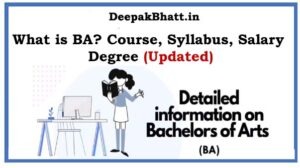 What is BA? Course, Syllabus, Salary, Degree