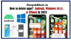 Read more about the article How to delete apps?