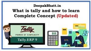 What is tally and how to learn Complete Concept
