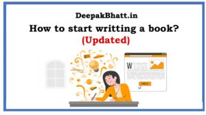 How to start writting a book?