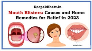 Mouth Blisters Causes and Home Remedies for Relief