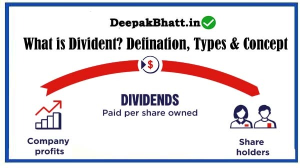 What is Divident? Defination, Types & Concept