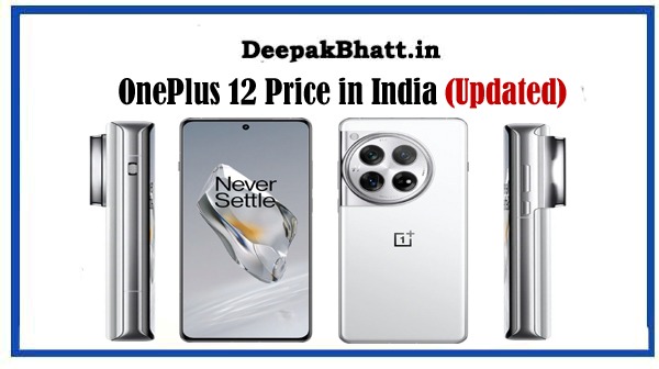 OnePlus 12 Price in India