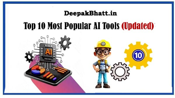 Top 10 Most Popular AI Tools