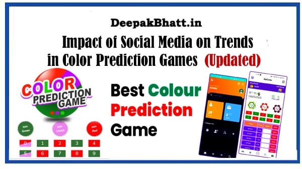 Impact of Social Media on Trends in Color Prediction Games