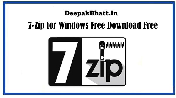 7-Zip for Windows Free Download