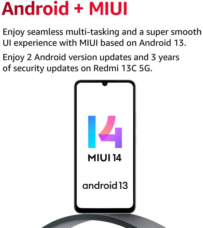 redmi 13c features