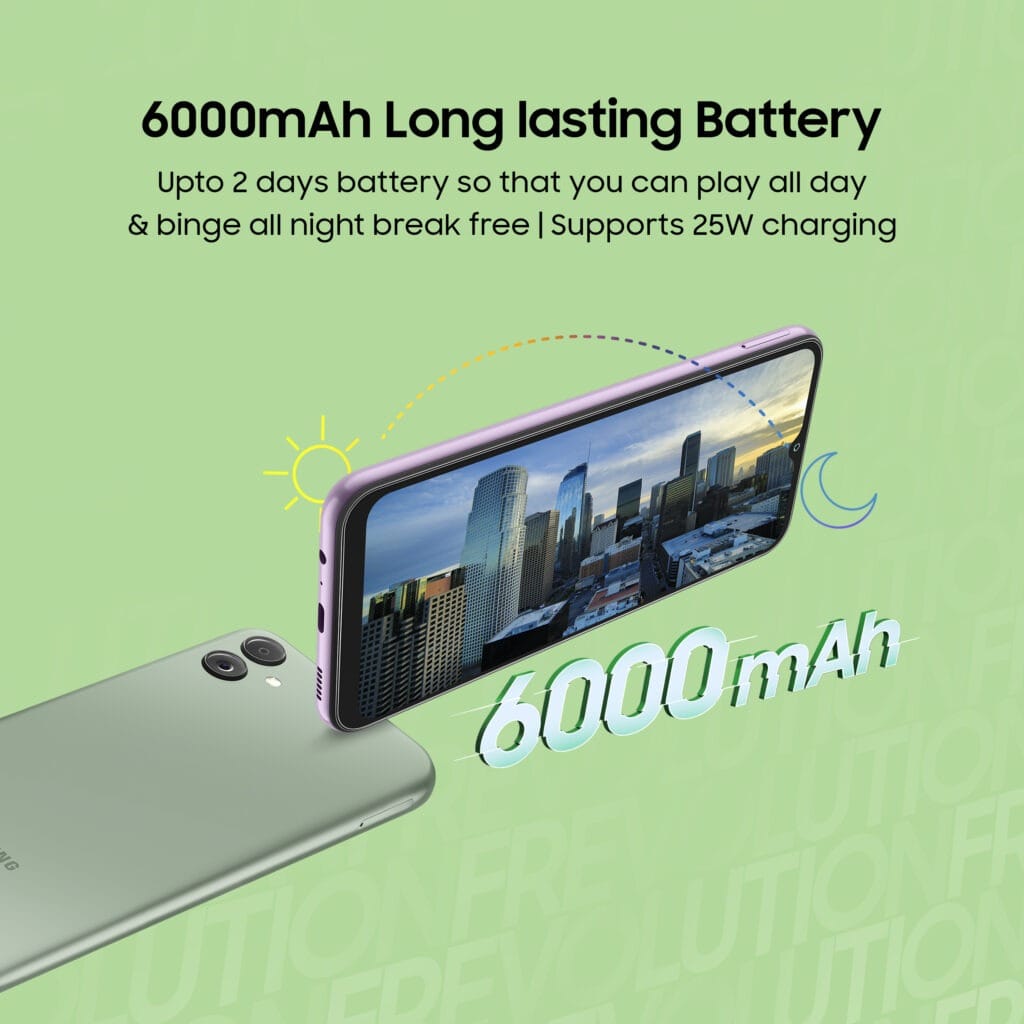 samssung galaxy f14 5g battery