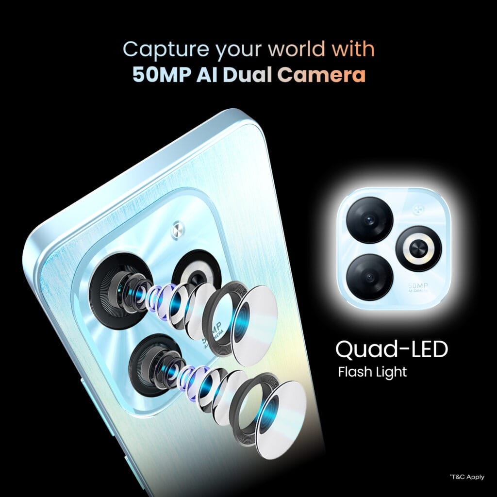 infinix smart 8 camara