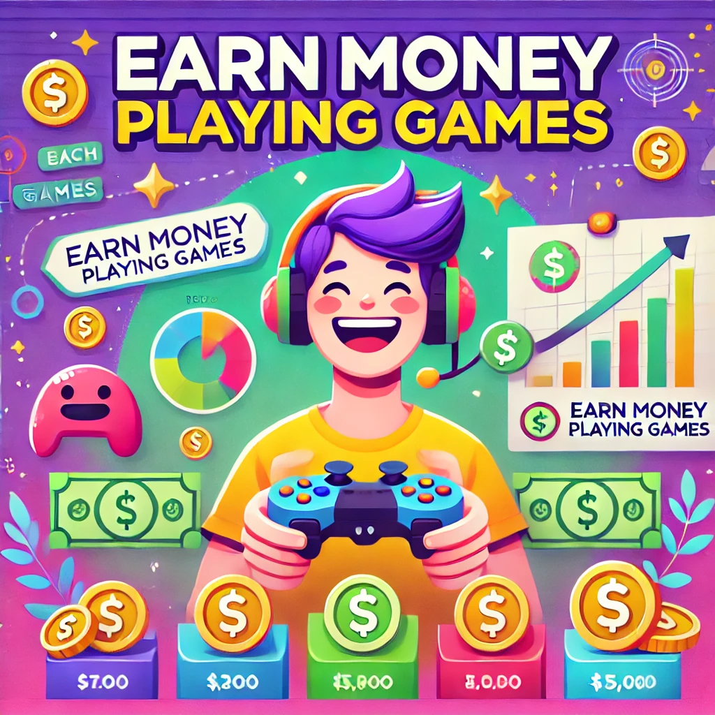 Earn money playing games