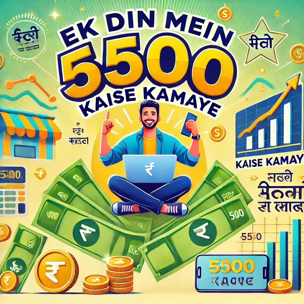 Ek din me 5000 kaise kamaye