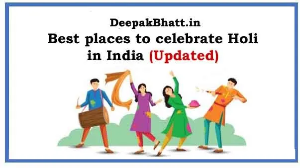 Best places to celebrate Holi in India