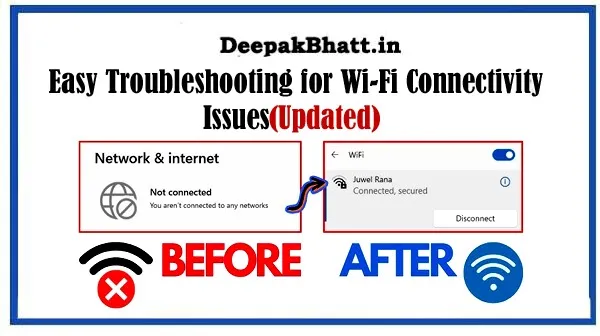Easy Troubleshooting for Wi-Fi Connectivity Issues