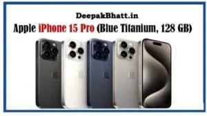 Apple iPhone 15 Pro (Blue Titanium, 128 GB)