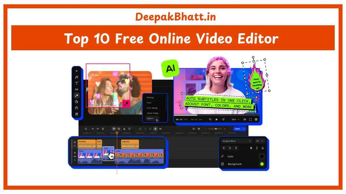 Top 10 Free Online Video Editor